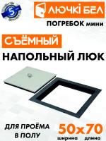 Напольный люк со съемной крышкой Погребок Мини 50х70 детальное фото
