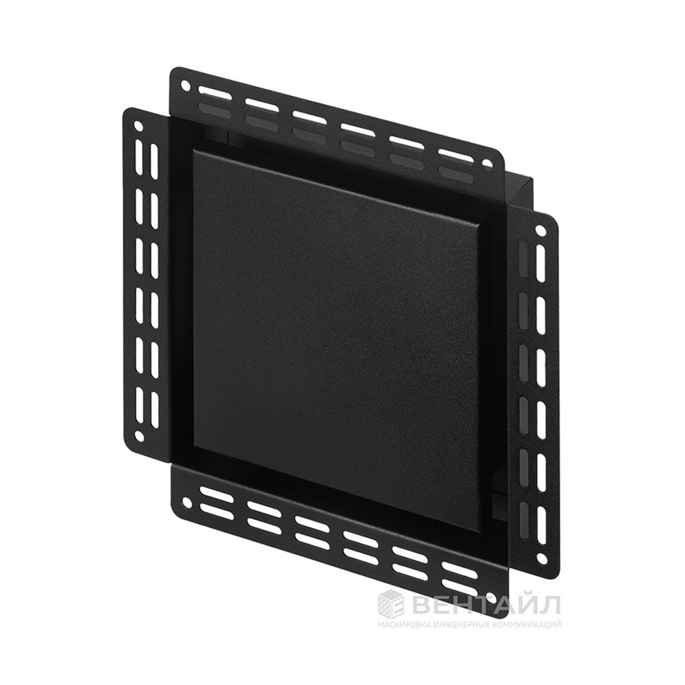 Вентиляционная решетка VRB 200x200 Paint / SLIM 4CMR (черная, таймер) детальное фото