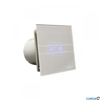 Вентилятор CATA E-100 GSTH GLASS SILVER TIMER HYGRO детальное фото