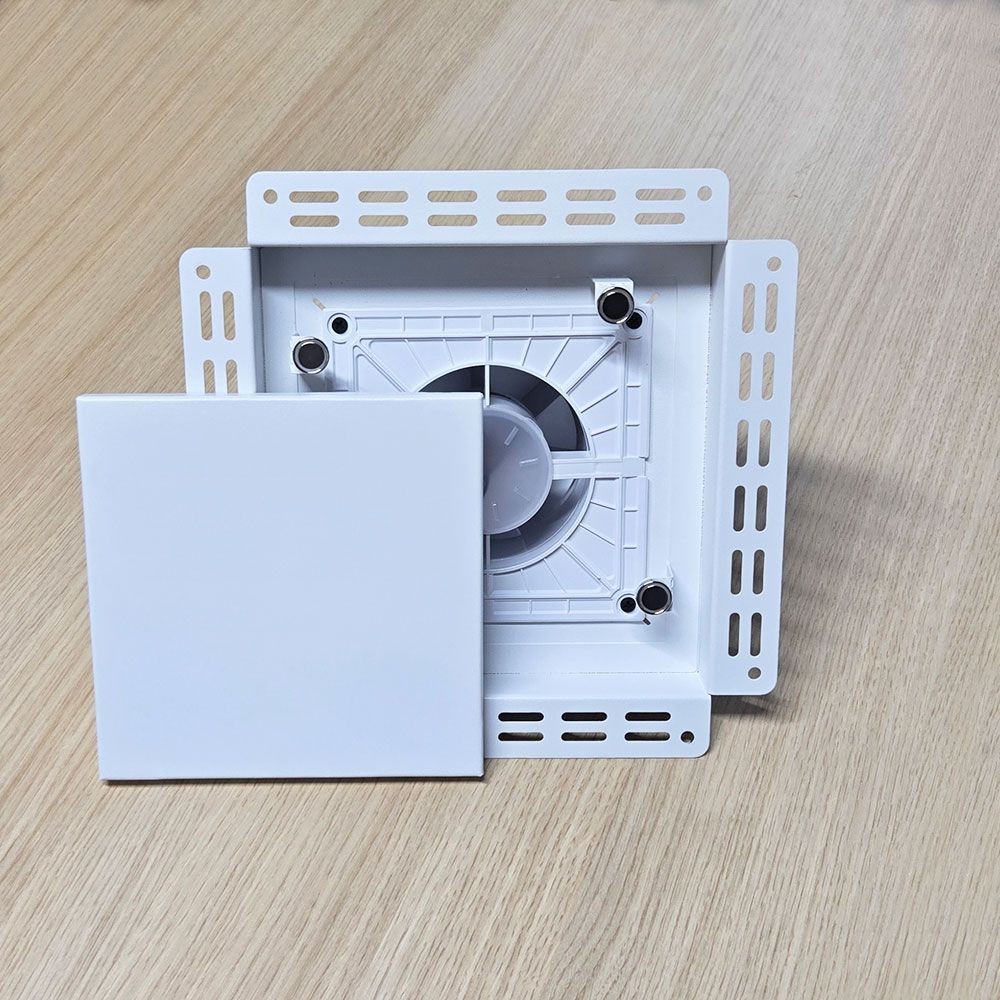 Вентиляционная решетка VRW 200x200 Paint / SLIM 4C (белая) детальное фото