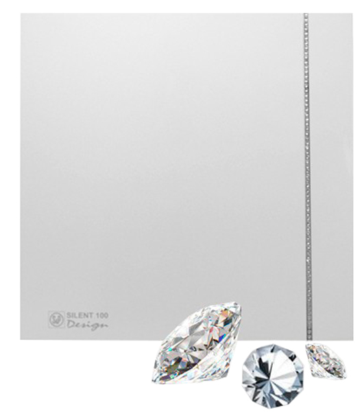 Вентилятор SILENT-100 CZ DESIGN SWAROVSKI детальное фото