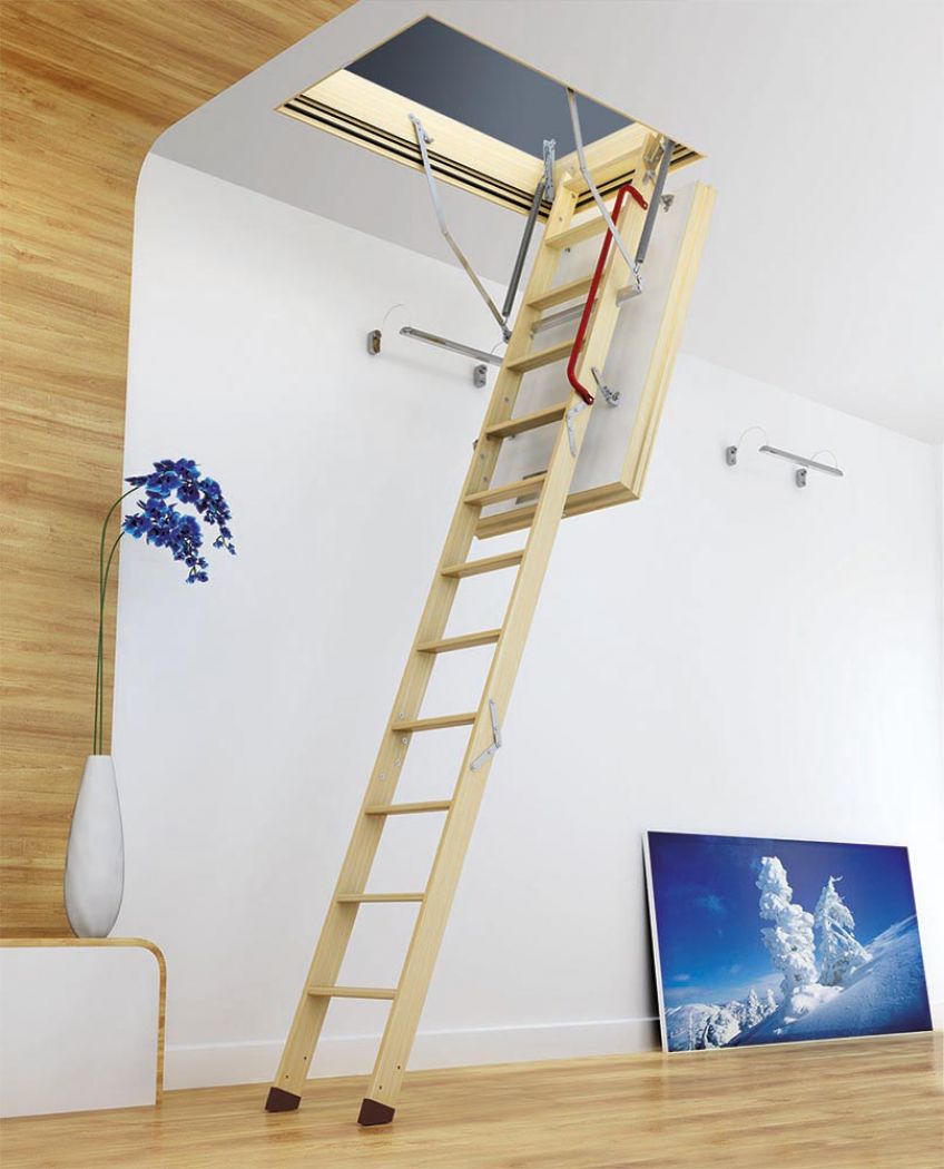 Лестница чердачная Fakro LWT 70x130x305 детальное фото